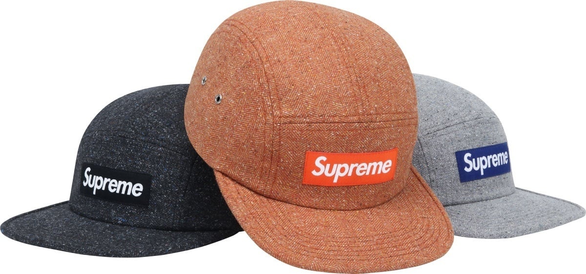 Herringbone Donegal Camp Cap